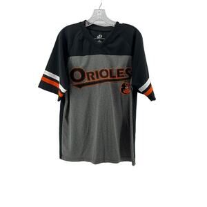 Baltimore Orioles Dynasty Embroidered V Neck Shirt Size Medium